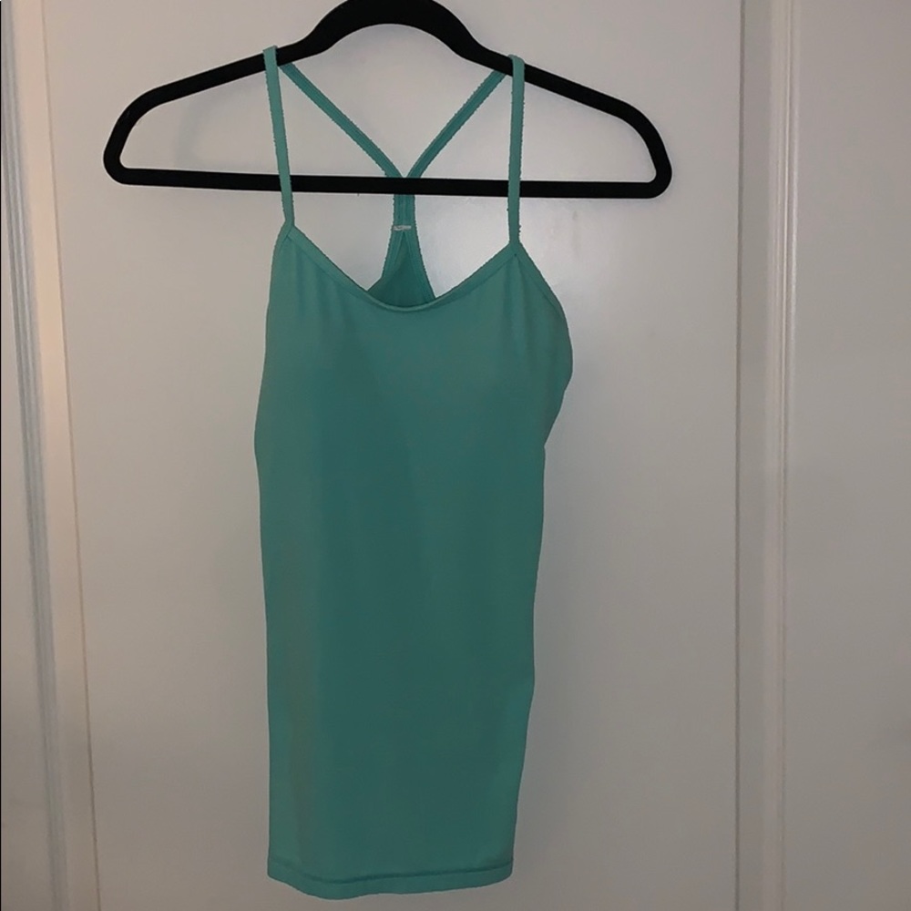 Light green-blue Lululemon tank